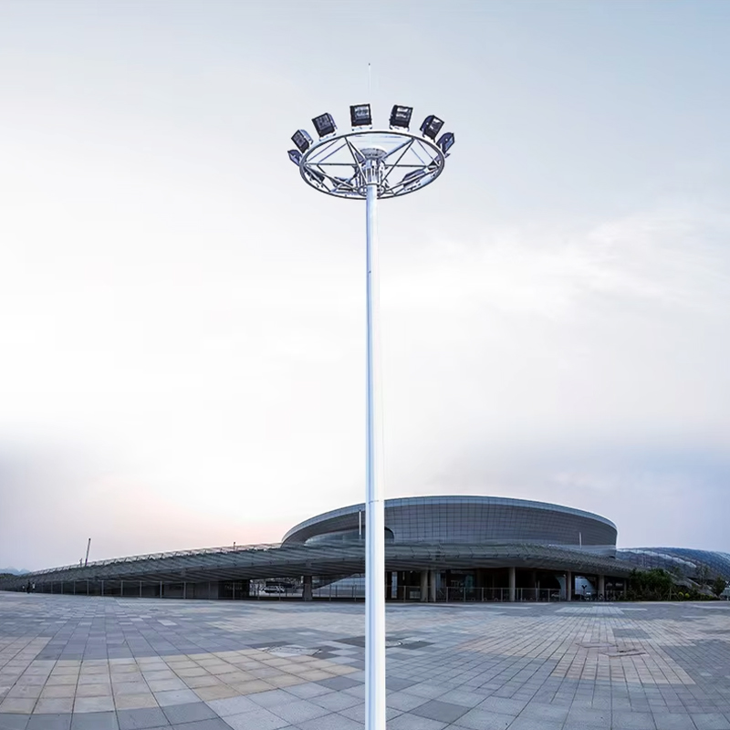 Stalpi înalți Dodecagon personalizabili cu douăzeci de laturi pentru stadionul Highway