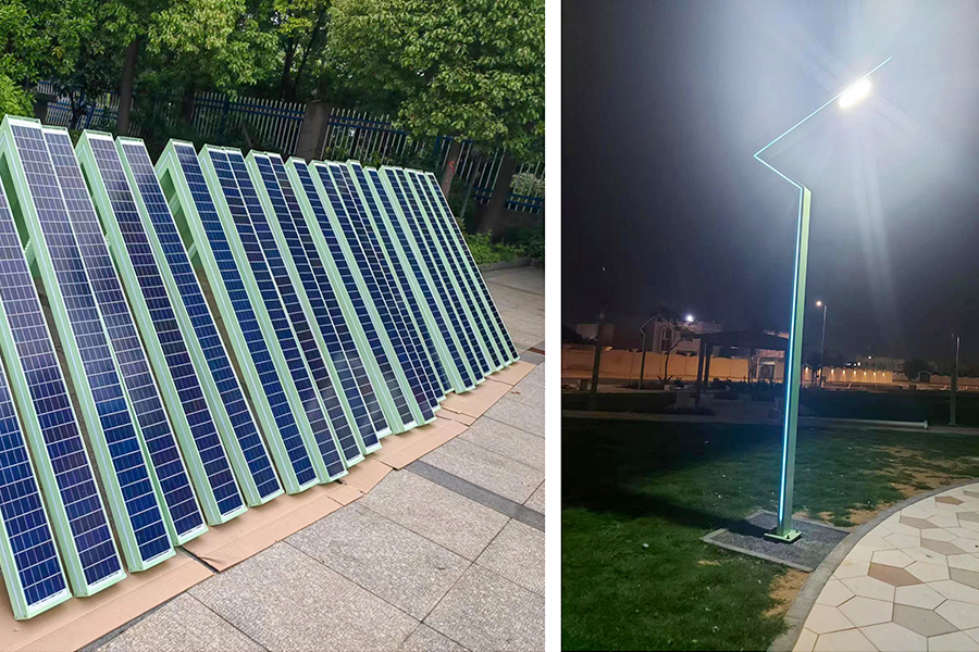 UAE-Stalp de lumina din profil din aluminiu