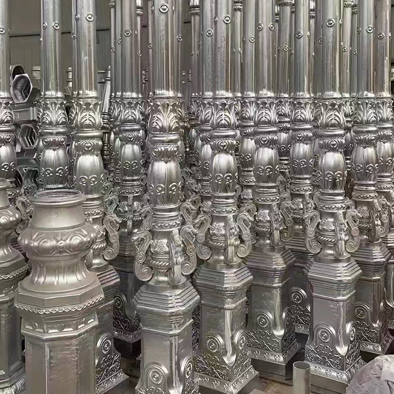 DDK-1501 Capace de bază din aluminiu pentru stâlpi decorativi de lumină